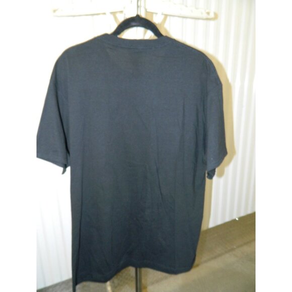 Peanuts Snoopy Black Graphic T-Shirt X-Large 100% Cotton Cherry Blossom Design - Picture 5 of 8